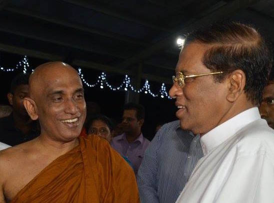 රෝයල් පාක් සිද්ධියේ ජනාධිපති සමාව පුටුපස රතන හිමියන්