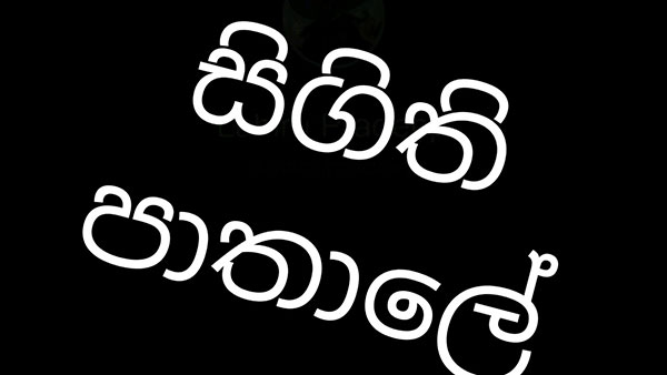 මුහුණු පොතේ සිගිති පාතාලය කරළියට