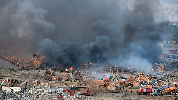 ලෙබනනයේ පිපිරිමෙන් 78ක් ජිවිතක්ෂයට