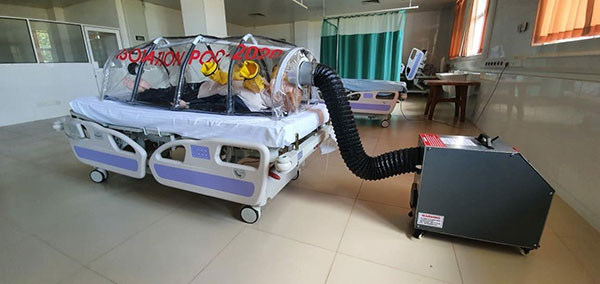 ලංකාවේ ප්‍රථම වතාවට කොරෝනා රෝගින් සඳහා නවතම ආරක්ෂිත කුටි