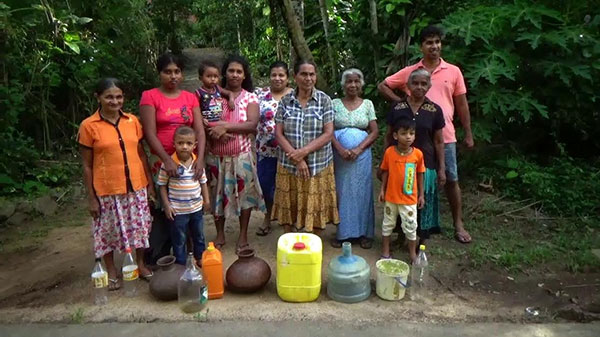 හරුමල්ගොඩ ගම්මානයේ පවුල් 355 කට පානීය ජලය නැතුව අන්ත අසරණයි!