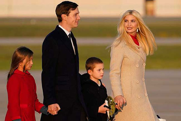 ඉවන්කා ට්‍රම්ප් දරුවන් ව පාසලෙන් ඉවත්කර ගනී