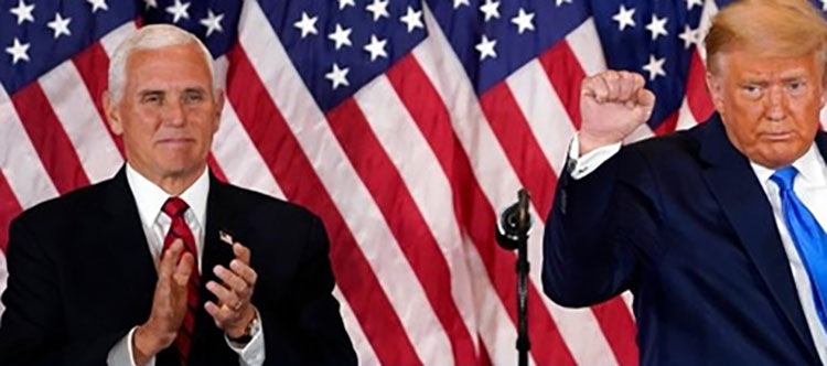 ට්‍රම්ප්ගේ උප ජනාධිපතිත් ට්‍රම්ප්ව හැර යයි