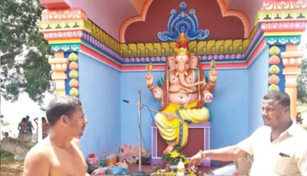 වසර 34 කට පසුව මුලතිව් ගණදෙවි කෝවිලේ විශේෂ පූජාවක්