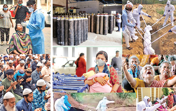 ඉන්දියාවේ කොවිඩ් රැල්ල දරුණුම තැනට