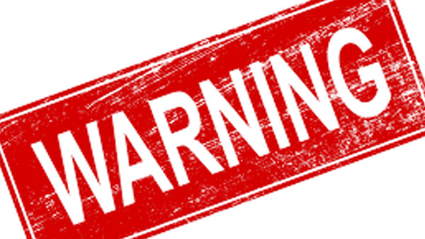 warning