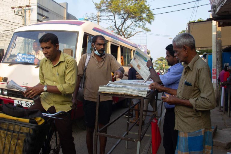 Elderly Sri Lankans Feel the Brunt of the Newspaper Decline