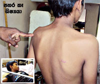 Child beaten by a principal