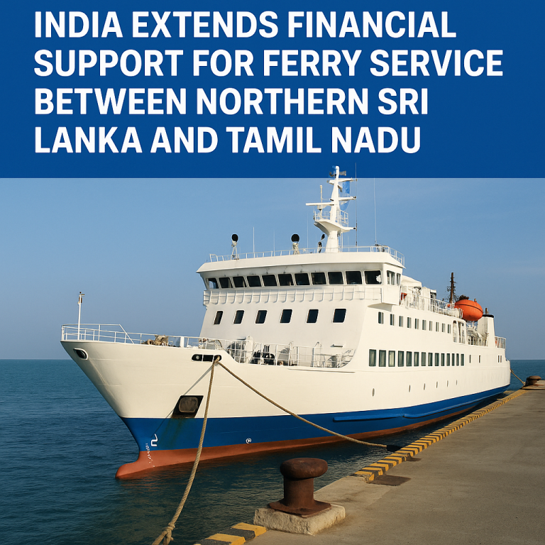 India-Sri Lanka ferry